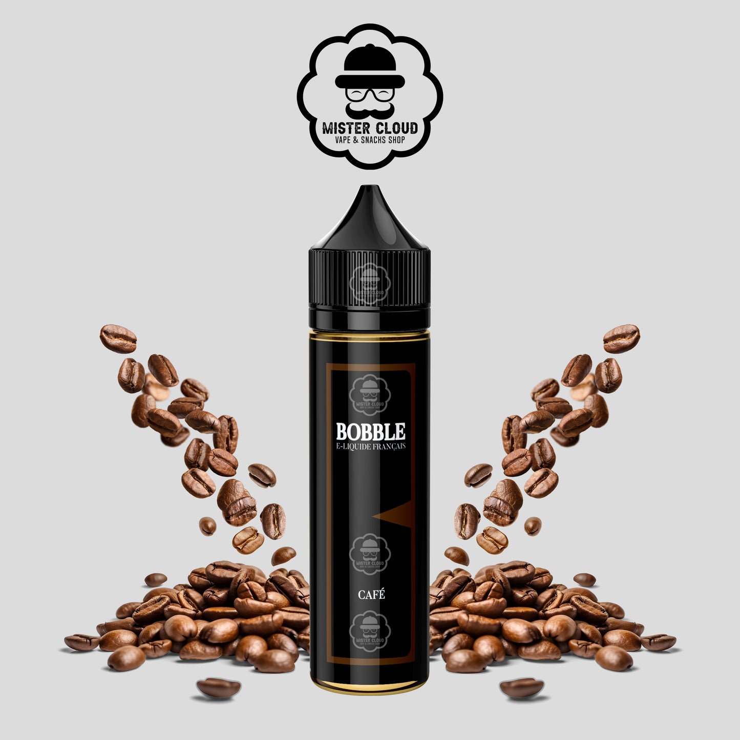 E-LIQUIDE BOBBLE CAFÉ 50ML - MISTER CLOUD