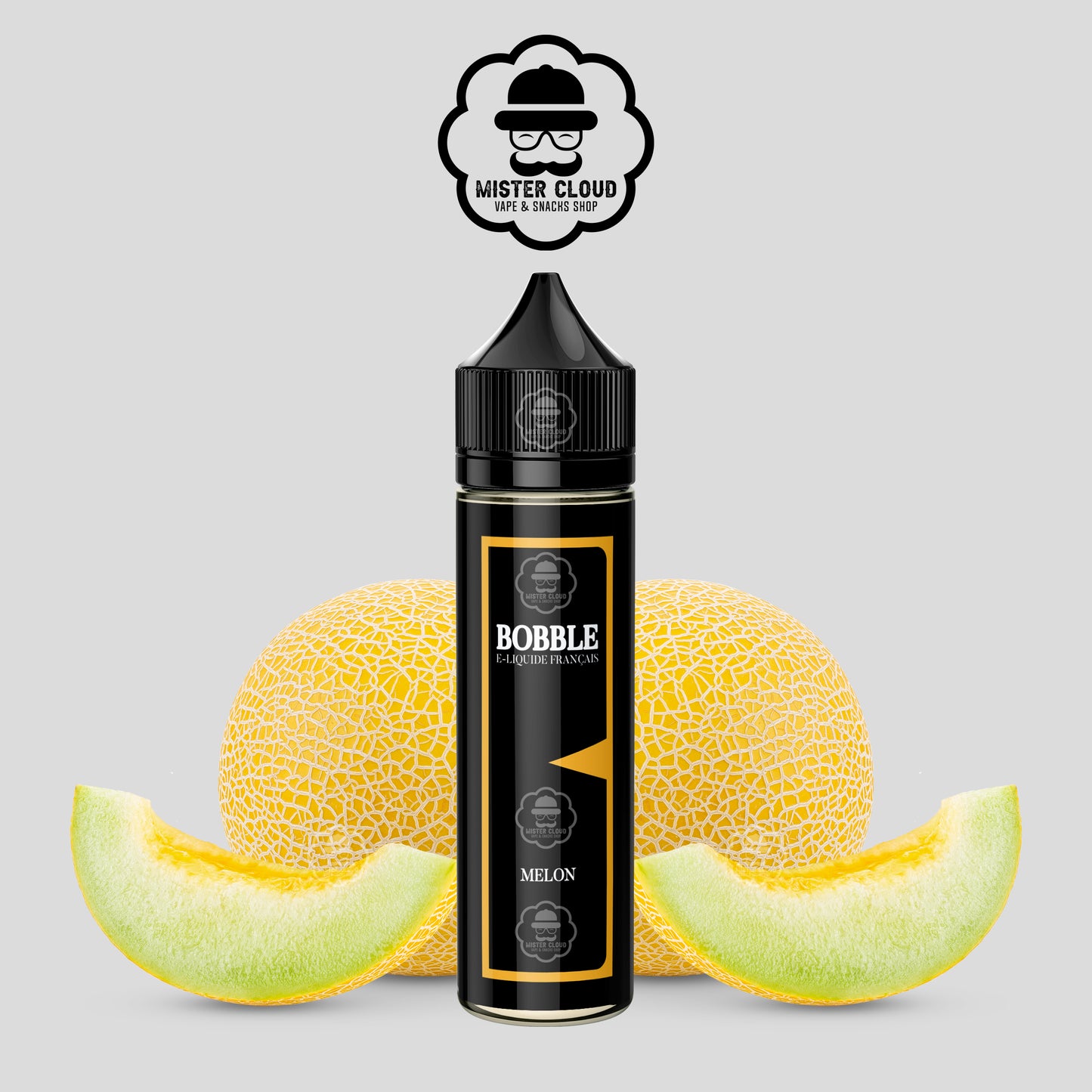 E-LIQUIDE BOBBLE MELON 50ML - MISTER CLOUD