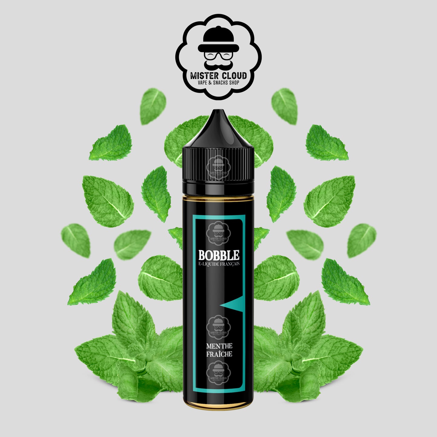 E-LIQUIDE BOBBLE MENTHE FRAÎCHE 50ML - MISTER CLOUD