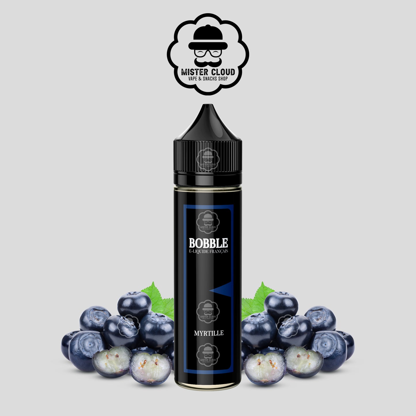 E-LIQUIDE BOBBLE MYRTILLE 50ML - MISTER CLOUD