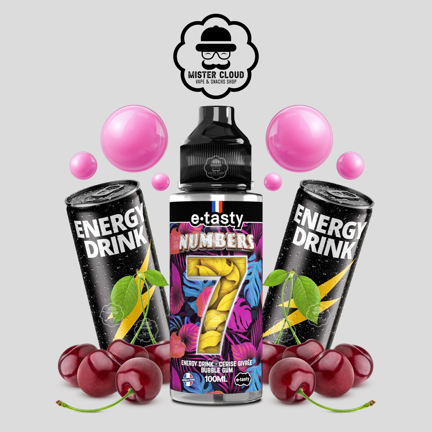 E LIQUIDE NUMBERS 7 E-TASTY 100 ML - MISTER CLOUD