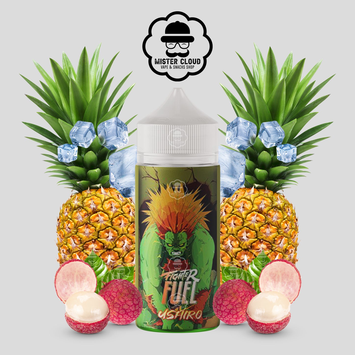 E-LIQUIDE USHIRO FIGHTER FUEL 100ML - MISTER CLOUD