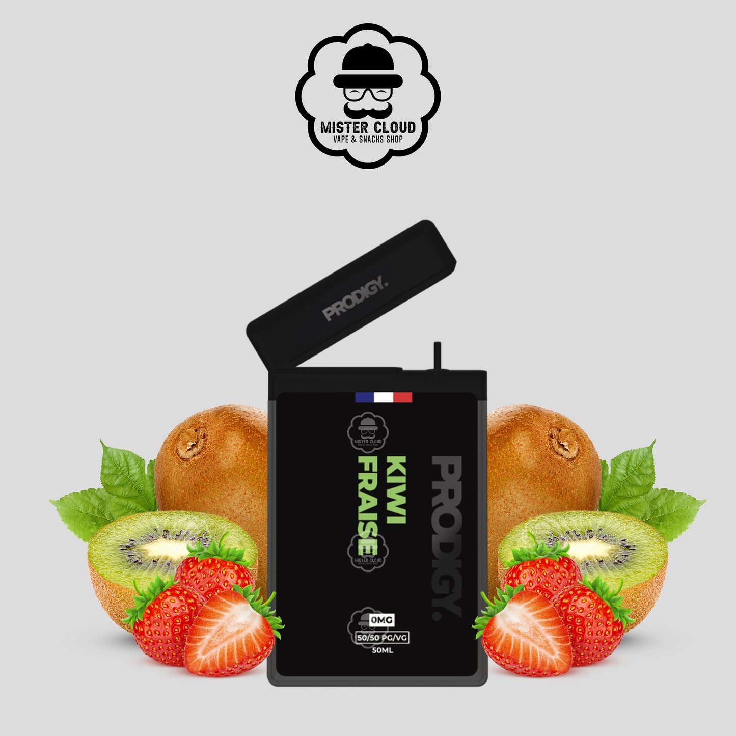 E-LIQUIDE KIWI FRAISE PRODIGY POCKET 50ML - MISTER CLOUD