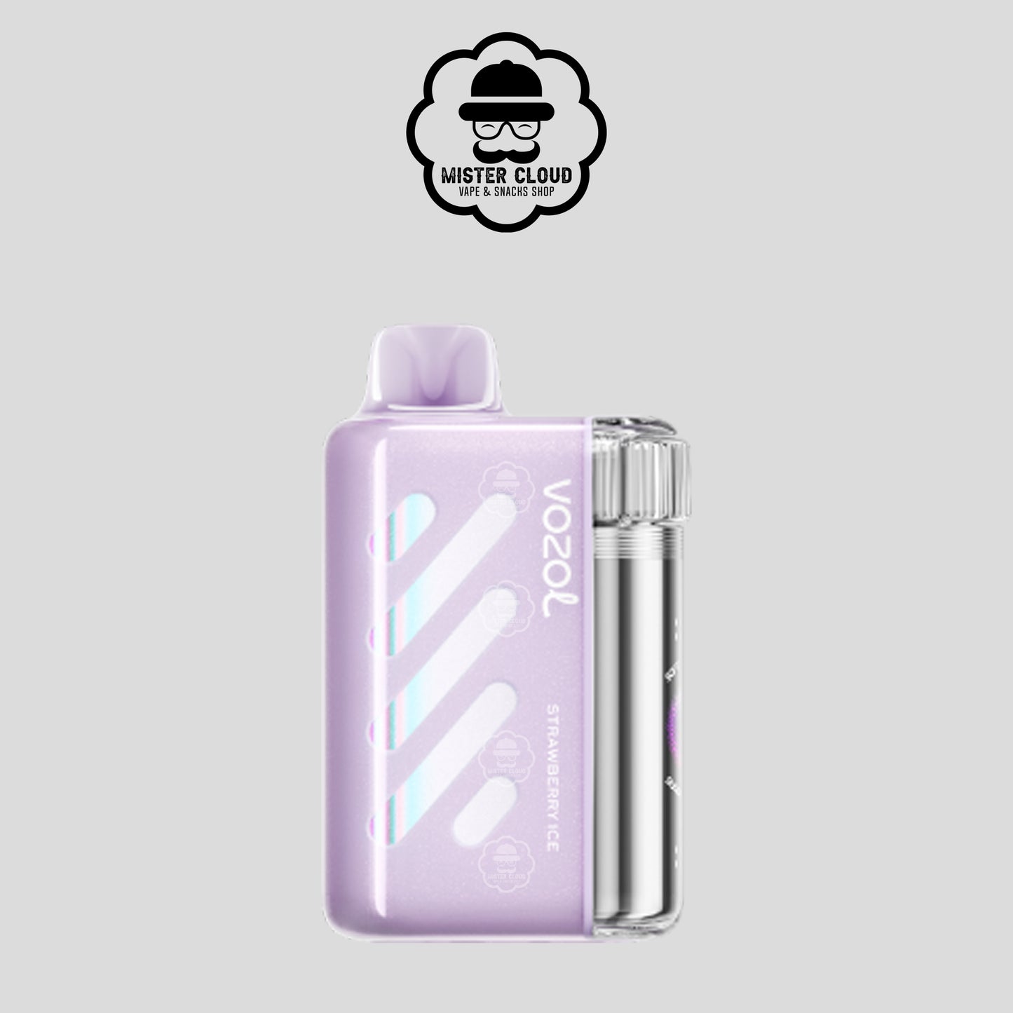 PUFF JETABLE VOZOL VISTA STRAWBERRY ICE 40K 5% - MISTER CLOUD