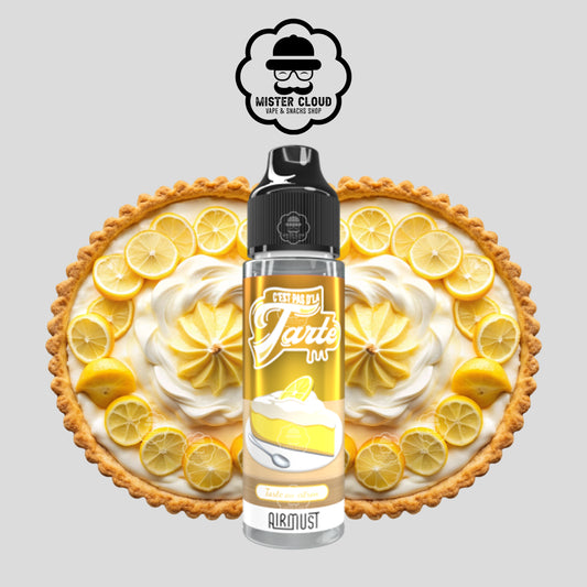 E-LIQUIDE AIRMUST TARTE AU CITRON C'EST PAS D'LA TARTE 50ML - MISTER CLOUD