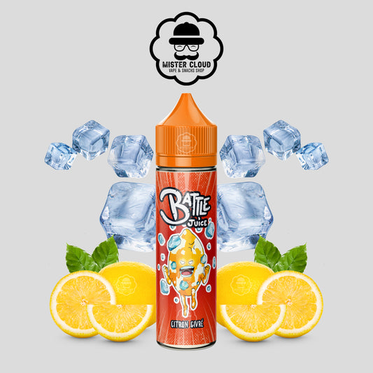 E-LIQUIDE BATTLE JUICE CITRON GIVRÉ 50ML - MISTER CLOUD