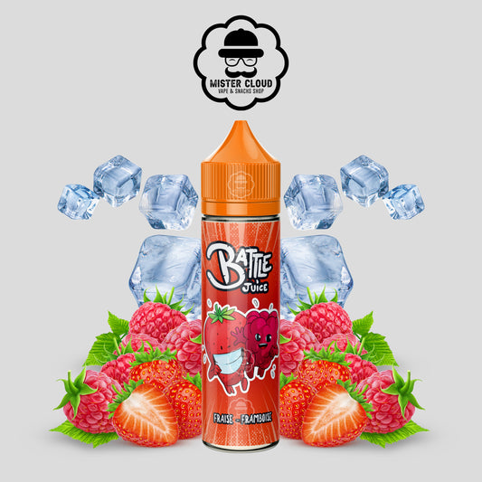 E-LIQUIDE BATTLE JUICE FRAISE FRAMBOISE 50ML - MISTER CLOUD