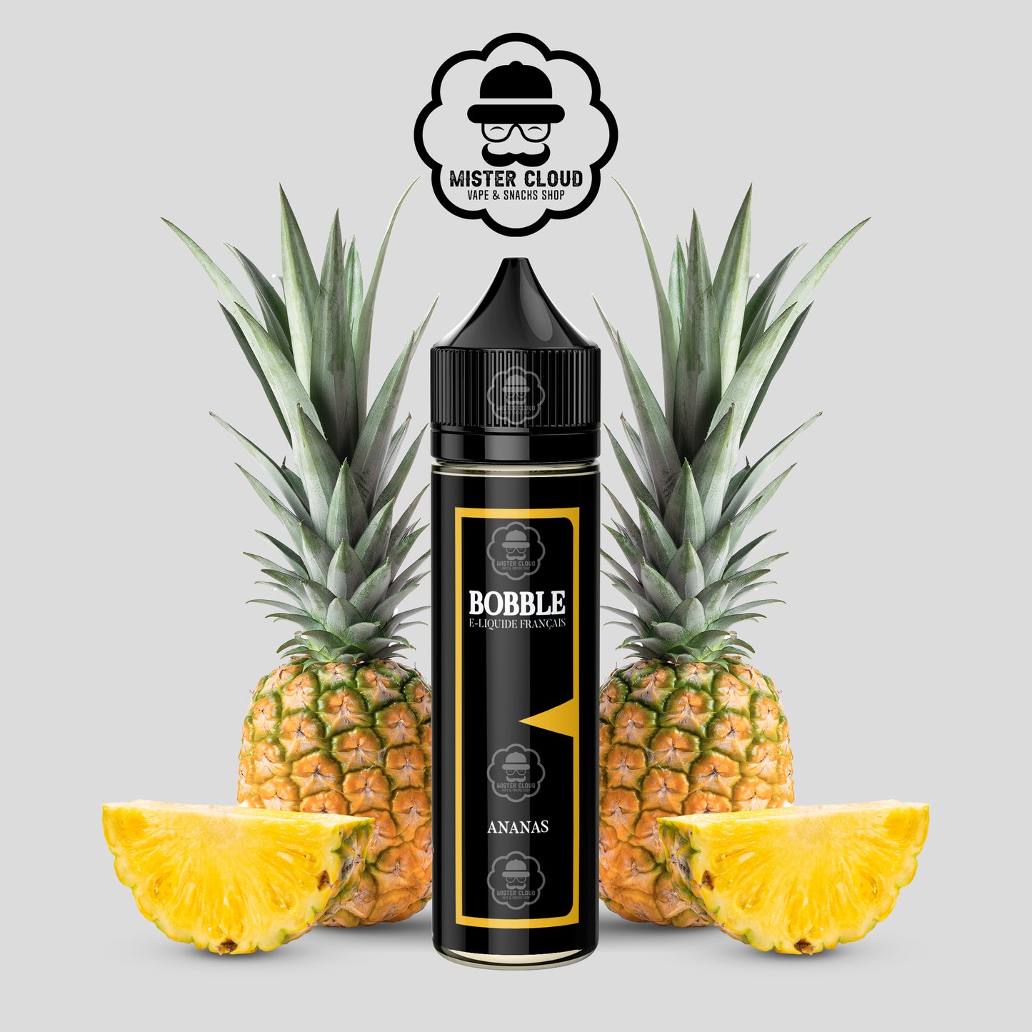 E-LIQUIDE BOBBLE ANANAS 50ML - MISTER CLOUD