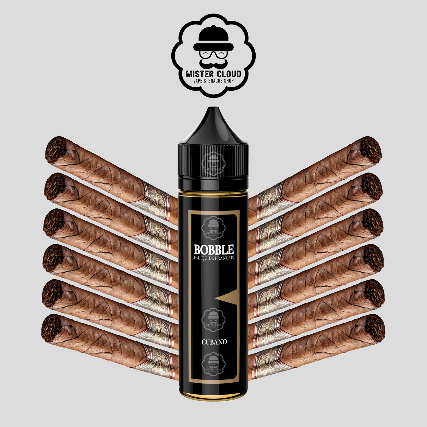 E-LIQUIDE BOBBLE CLASSIC CUBANO 50ML - MISTER CLOUD