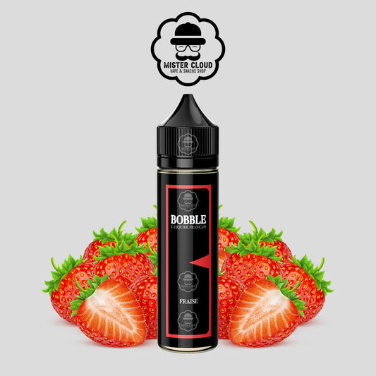 E-LIQUIDE BOBBLE FRAISE 50ML - MISTER CLOUD