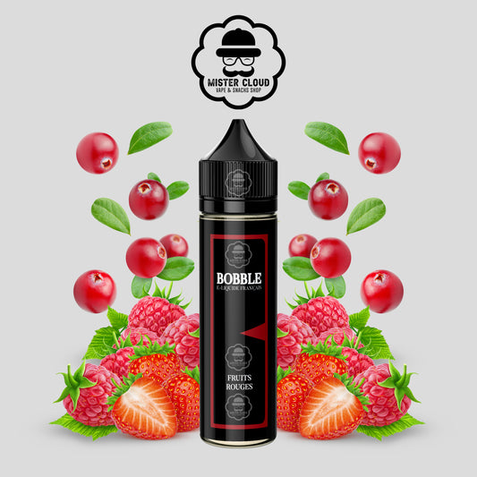 E-LIQUIDE BOBBLE FRUITS ROUGES 50ML - MISTER CLOUD