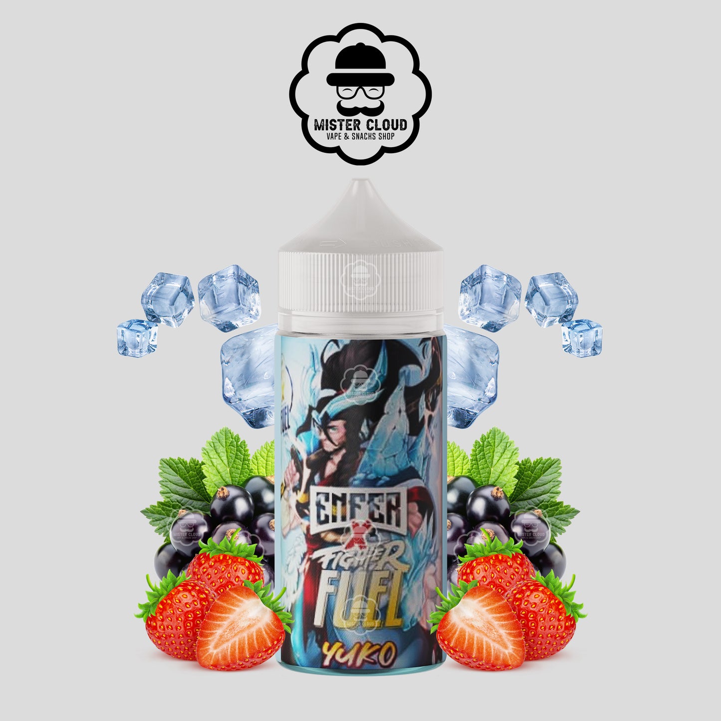 E-LIQUIDE YUKO ENFER X FIGHTER FUEL 100ML - MISTER CLOUD