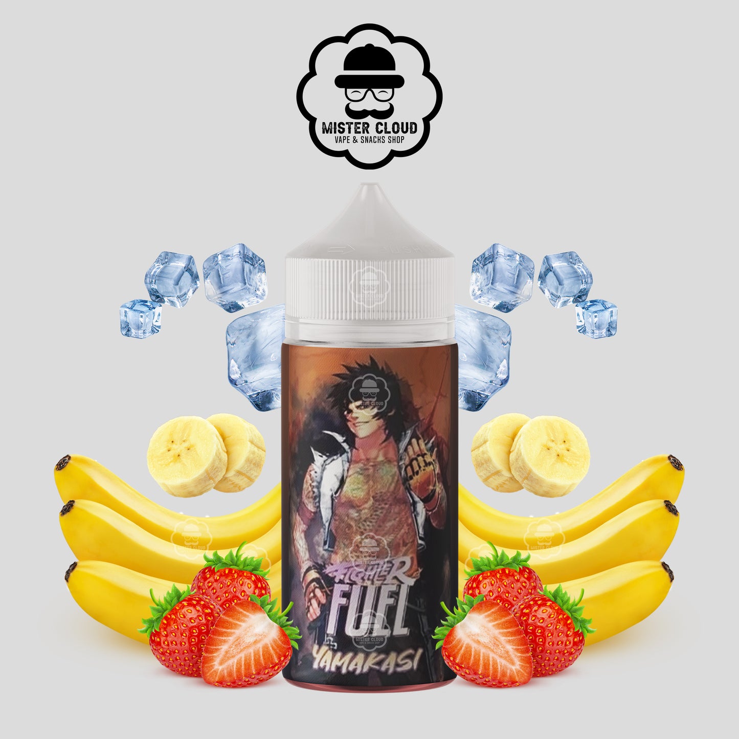 E-LIQUIDE YAMAKASI FIGHTER FUEL 100ML - MISTER CLOUD