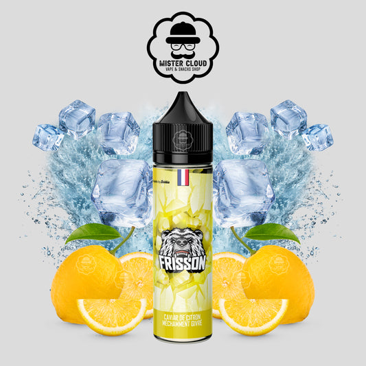 E-LIQUIDE FRISSON CAVIAR DE CITRON MÉCHAMMENT GIVRÉE 50ML - MISTER CLOUD