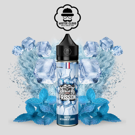 E-LIQUIDE FRISSON MENTHE MÉCHAMMENT GIVRÉE 50ML - MISTER CLOUD