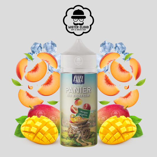 E-LIQUIDE MANGUE ET PÊCHE PANIER DU MARCHÉ 100ML - MISTER CLOUD