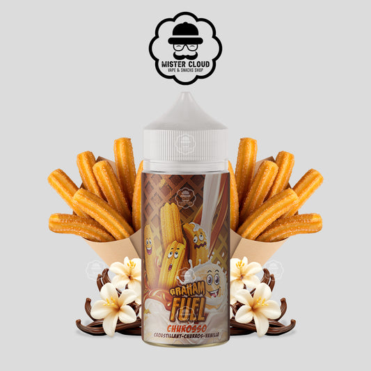 E-LIQUIDE CHUROSSO GRAHAM FUEL 100ML - MISTER CLOUD