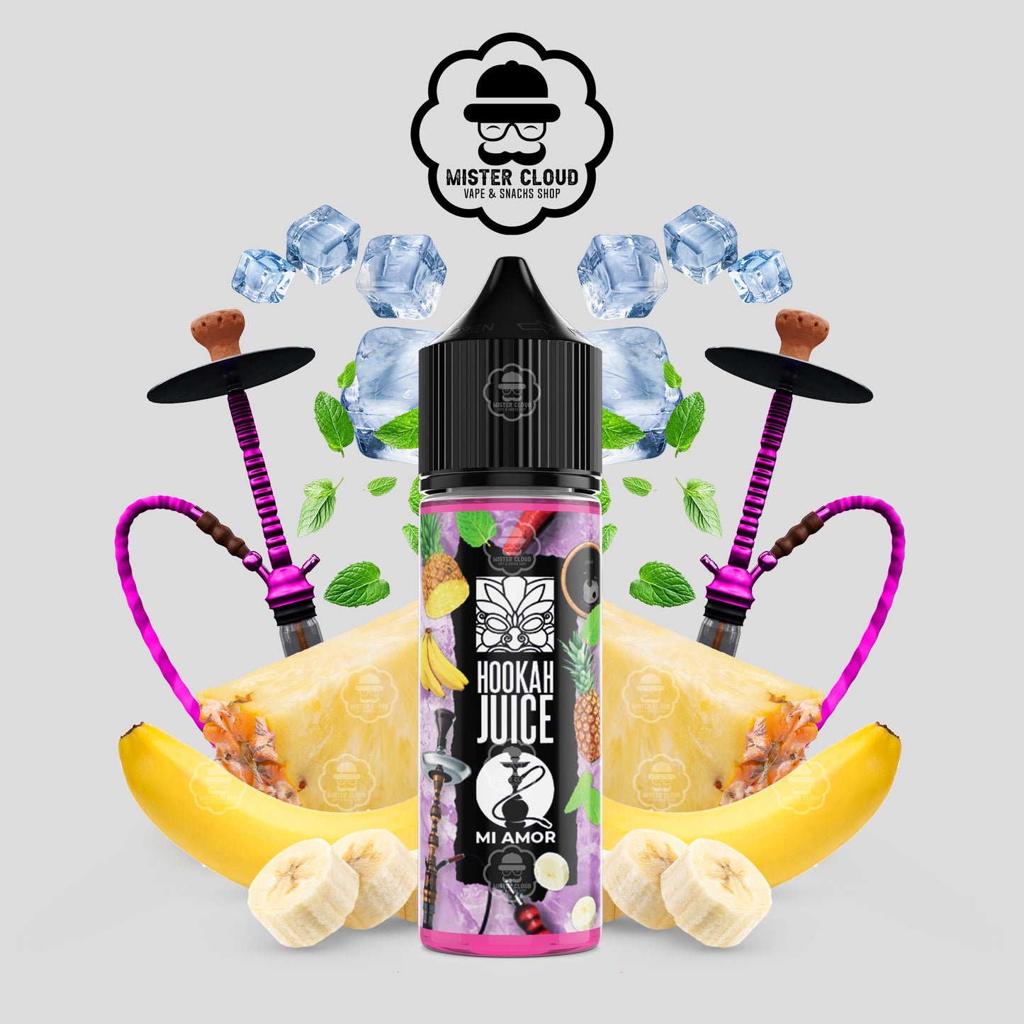 E-LIQUIDE HOOKAH JUICE MI AMOR TRIBAL FORCE 50ML - MISTER CLOUD