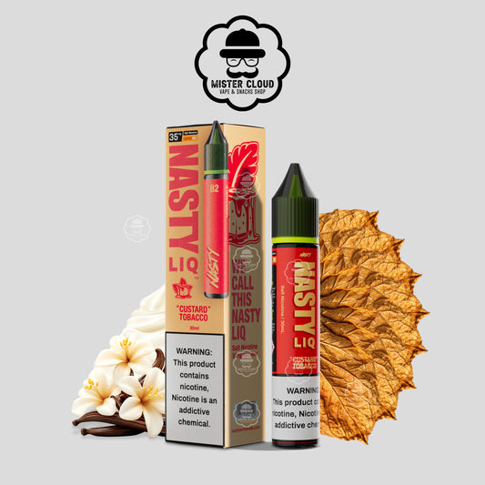 E-LIQUIDE NASTY LIQ CUSTARD TOBACCO 35MG 30ML - MISTER CLOUD