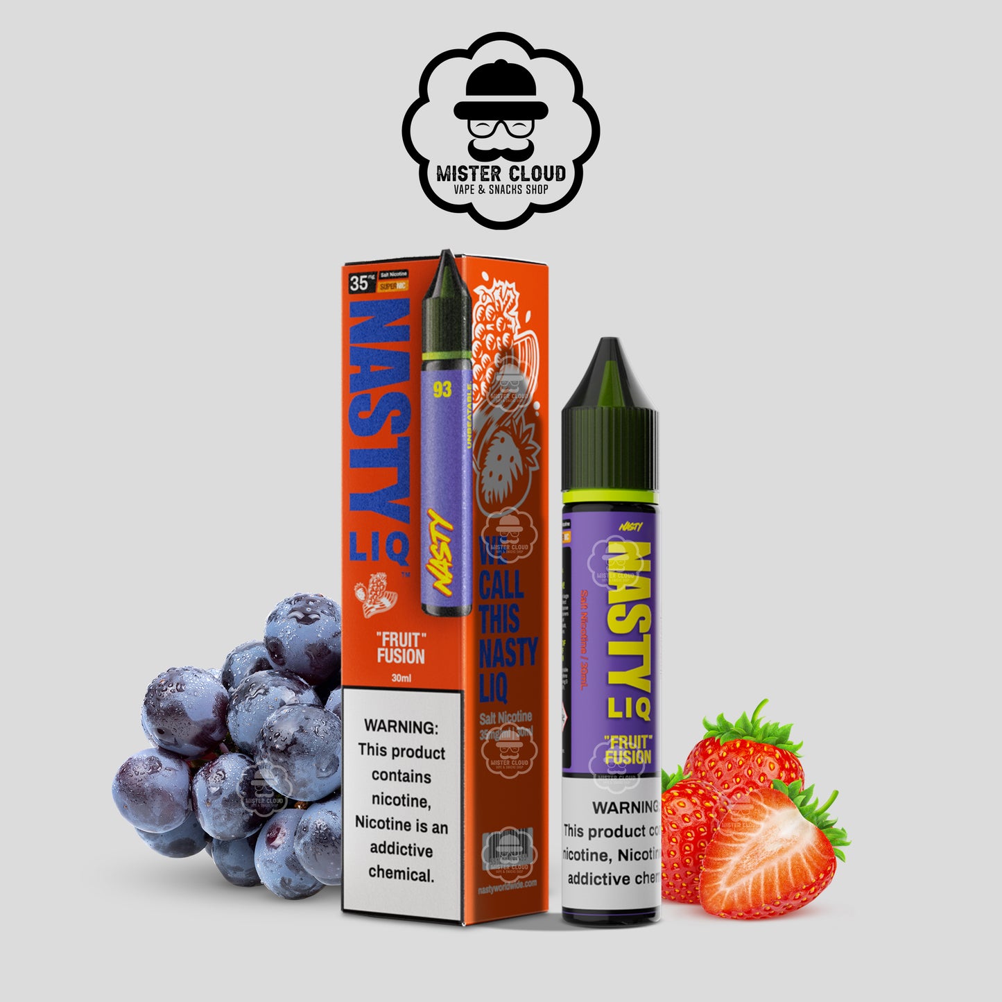 E-LIQUIDE NASTY LIQ FRUIT FUSION 35MG 30ML - MISTER CLOUD