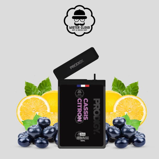 E-LIQUIDE CASSIS CITRON PRODIGY POCKET 50ML - MISTER CLOUD