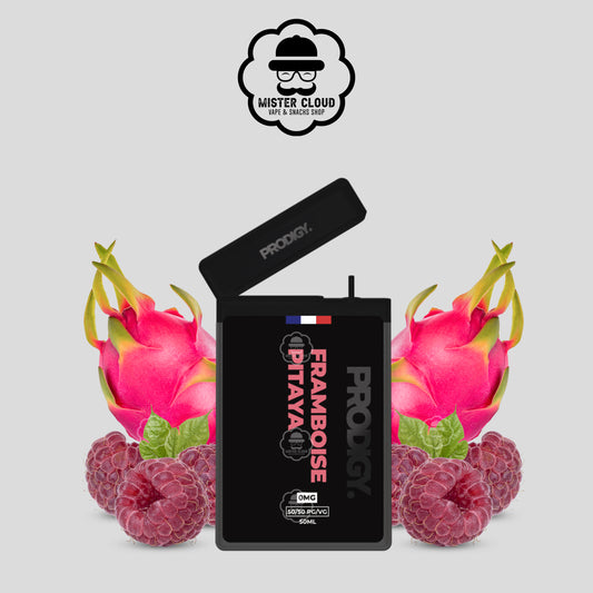 E-LIQUIDE FRAMBOISE PITAYA PRODIGY POCKET 50ML - MISTER CLOUD