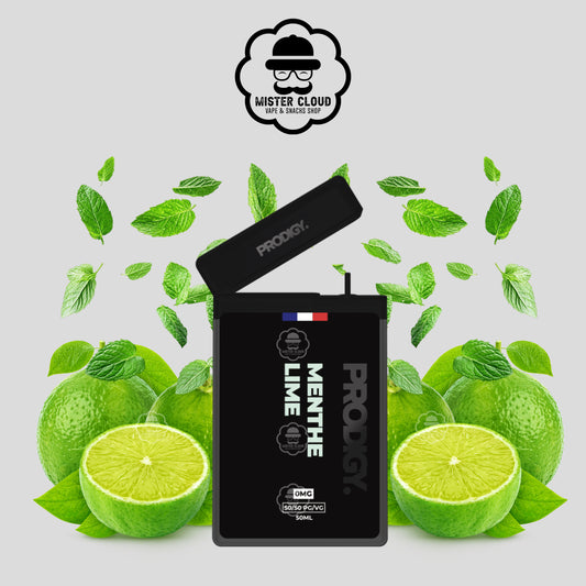 E-LIQUIDE MENTHE LIME PRODIGY POCKET 50ML - MISTER CLOUD