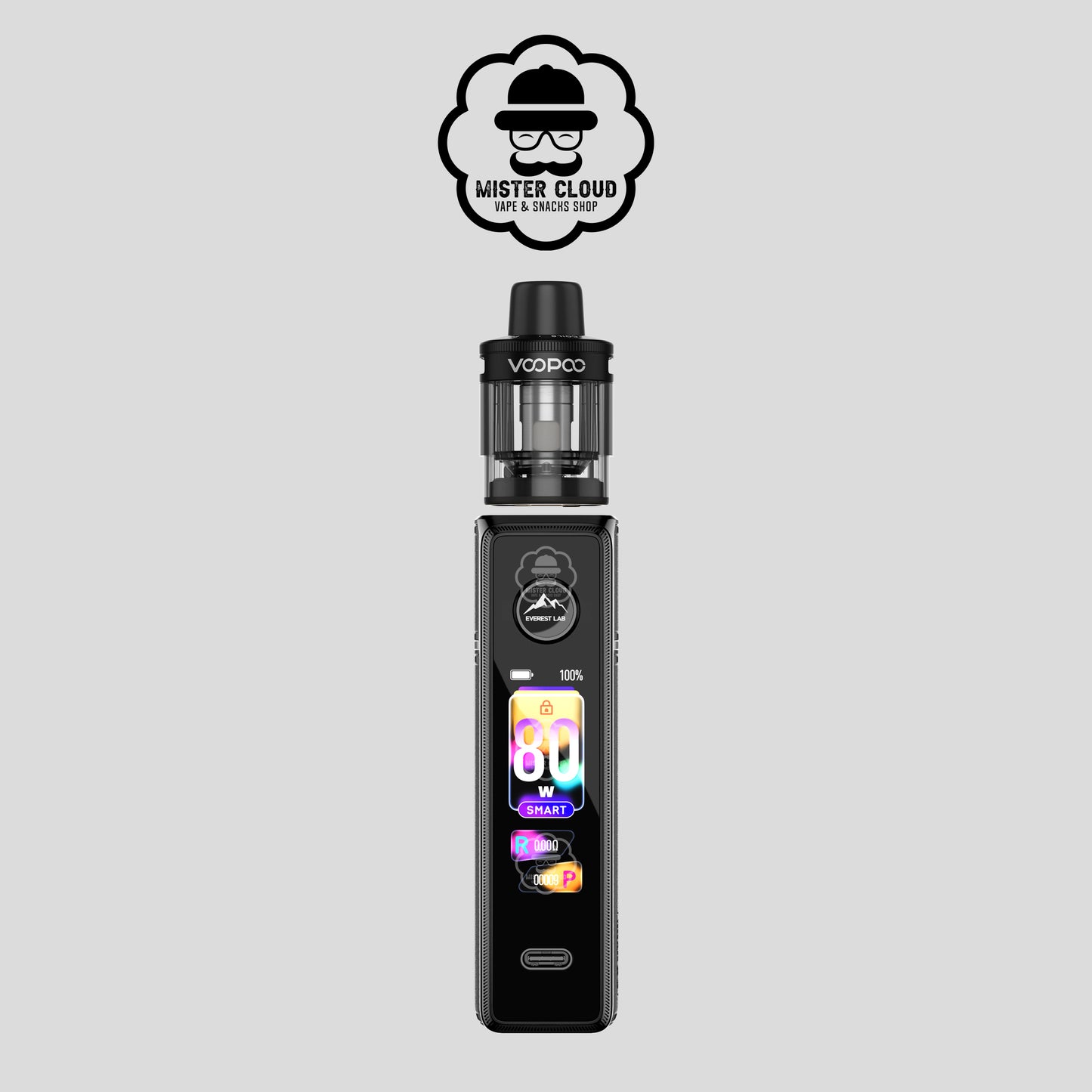 KIT POD DRAG X3 80W VOOPOO (INCLU ACCU VTC6 3000MAH) - MISTER CLOUD