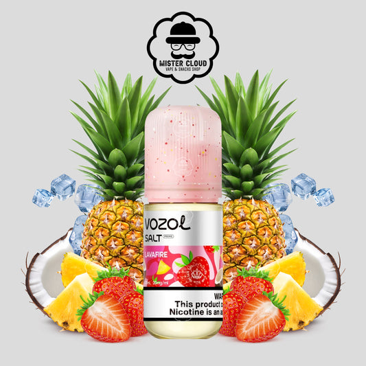 E-LIQUIDE VOZOL SALT PRIME LAVAFIRE 30ML 5% - MISTER CLOUD