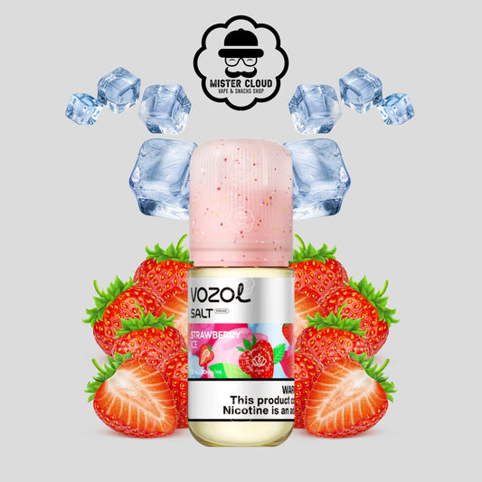 E-LIQUIDE VOZOL SALT PRIME STRAWBERRY ICE 30ML 5% - MISTER CLOUD