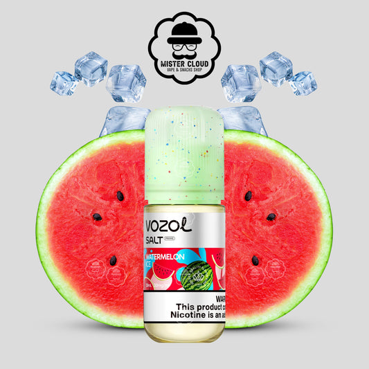 E-LIQUIDE VOZOL SALT PRIME WATERMELON ICE 30ML 5% - MISTER CLOUD